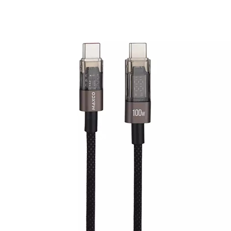 کابل سوپر فست شارژ دو سر تایپ سی 100 وات 2 متری مکسکو MS03CC