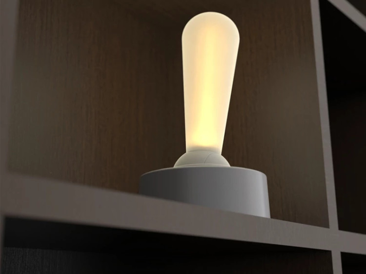 چراغ خواب رومیزی لوکس شارژی رانمِی Runmei JP-L003 atmosphere light creative USB rechargeable silicone lamp LEVER