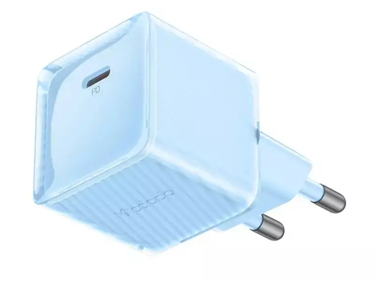 شارژر دیواری تایپ سی 20 وات مک دودو مدل Mcdodo CH-377 Mini Dichromatic Adapter GAN USB-C PD Wall Charger