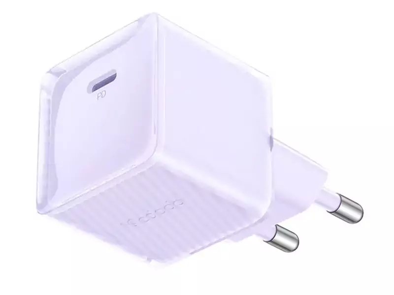شارژر دیواری تایپ سی 20 وات مک دودو مدل Mcdodo CH-377 Mini Dichromatic Adapter GAN USB-C PD Wall Charger