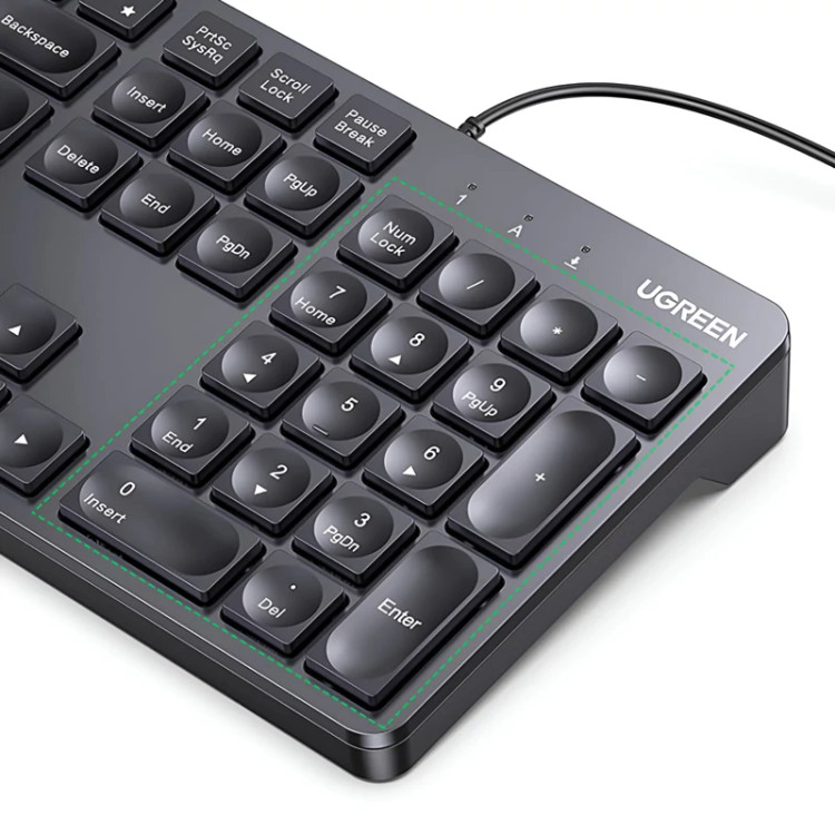 کیبورد سیمی USB یوگرین KU004 90875