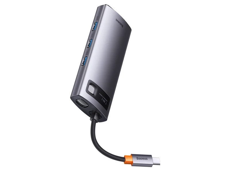 هاب تایپسی 7 پورت بیسوس Baseus WKWG040013 7-in-1 Multifunctional Type-C HUB