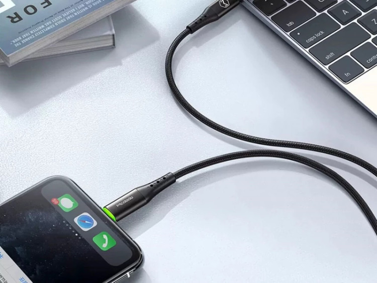کابل شارژ سریع تایپسی به لایتنینگ 1.2 متری مکدودو Mcdodo Auto Power Off Cable For IPhone PD 36W CA-7360