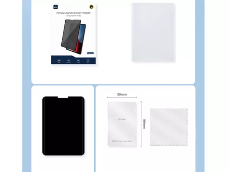 محافظ صفحه نمایش مغناطیسی پرایویسی آیپد 10.2 و 10.5 اینچ ویوو WiWU iprivacy magnetic screen film ipad 10.2 & 10.5...