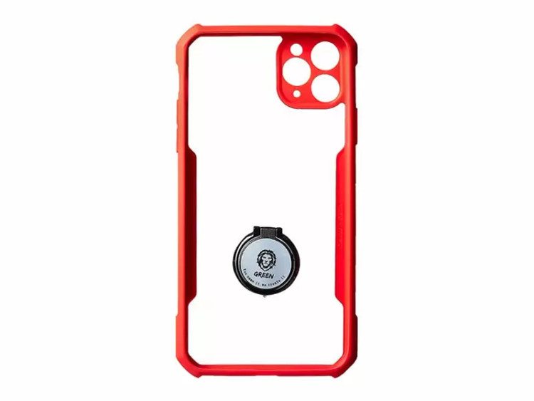 قاب محافظ حلقه دار آیفون 11 پرو گرین Green Stylishly Tough iphone 11 Pro Shockproof Finger Ring Case
