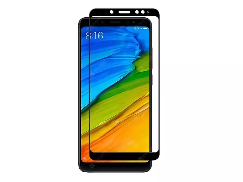 گلس و محافظ تمام صفحه Mletubl Full Glass For Redmi Note 5  Pro