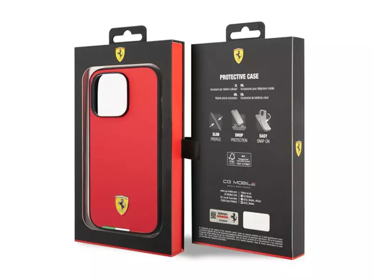 قاب چرمی آیفون 14 پرو طرح فراری CG Mobile iphone 14 Pro Ferrari Leather Caseمدل 2
