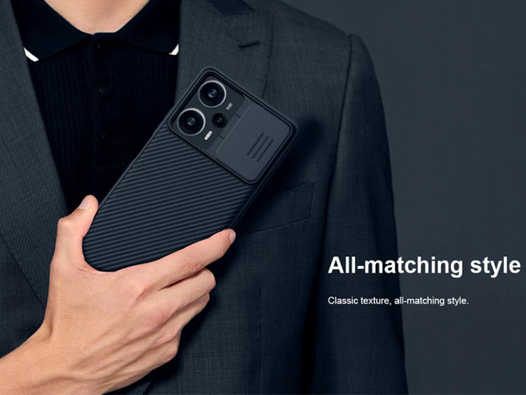 قاب شیائومی ردمی نوت 12 توربو و پوکو اف 5 نیلکین Nillkin Xiaomi Redmi Note 12 turbo/Poco F5 CamShield Pro Case