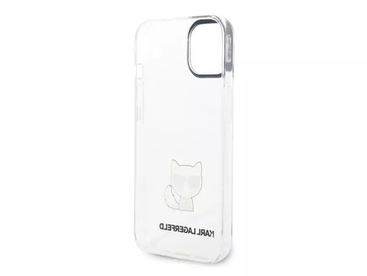 قاب محافظ شیشه ای آیفون 14 پلاس طرح گربه کارل CG Mobile iphone 14 Plus Karl Cat Case