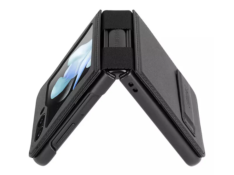قاب محافظ گوشی سامسونگ زد فلیپ 5 نیلکین Nillkin Qin Vegan leather case Samsung Galaxy Z Flip5
