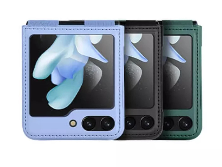 قاب محافظ گوشی سامسونگ زد فلیپ 5 نیلکین Nillkin Qin Vegan leather case Samsung Galaxy Z Flip5