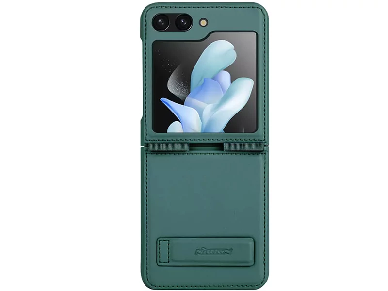 قاب محافظ گوشی سامسونگ زد فلیپ 5 نیلکین Nillkin Qin Vegan leather case Samsung Galaxy Z Flip5