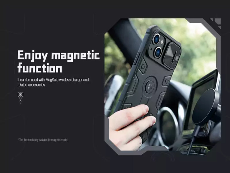 قاب محافظ مگ سیف آیفون 14 نیلکین Nillkin iPhone 14 Magnetic Case