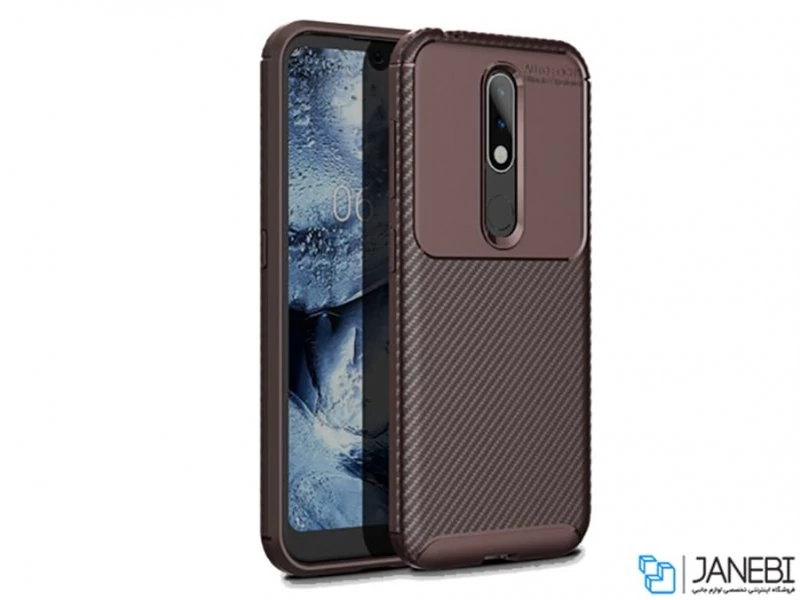 قاب ژله ای فیبر کربن نوکیا Becation Carbon Fiber Case Nokia 4.2