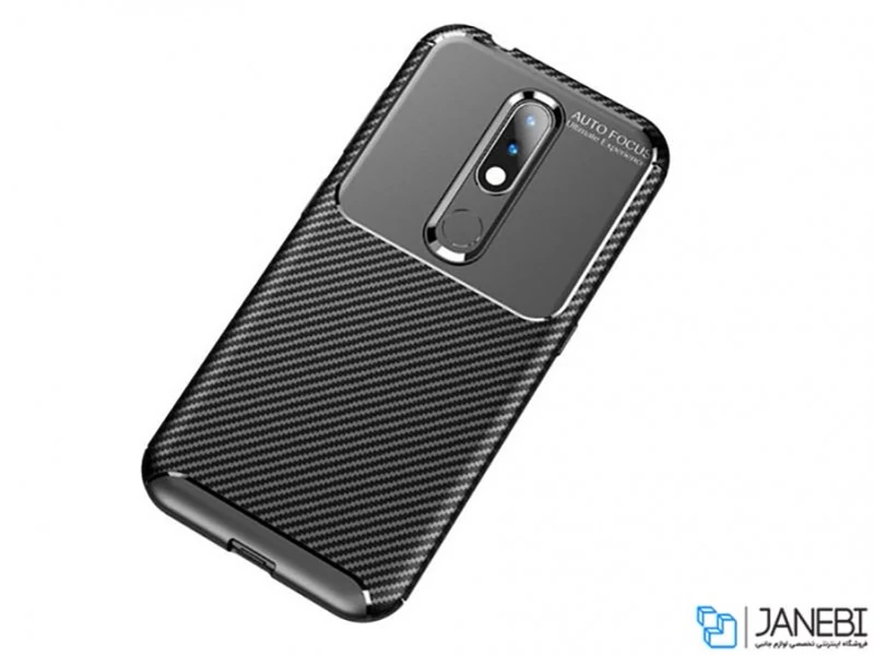 قاب ژله ای فیبر کربن نوکیا Becation Carbon Fiber Case Nokia 4.2