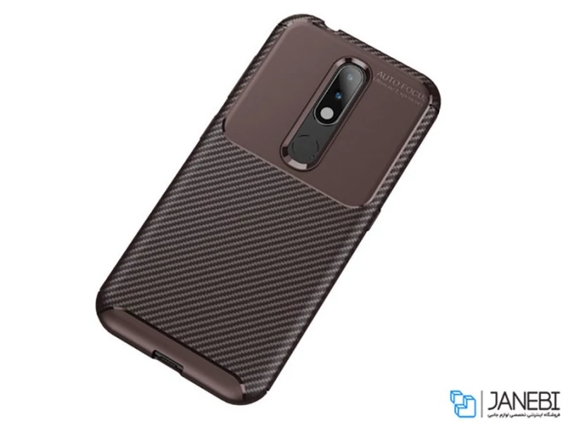 قاب ژله ای فیبر کربن نوکیا Becation Carbon Fiber Case Nokia 4.2