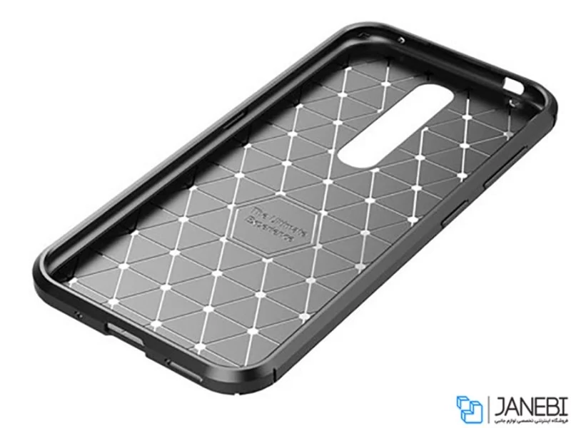 قاب ژله ای فیبر کربن نوکیا Becation Carbon Fiber Case Nokia 4.2