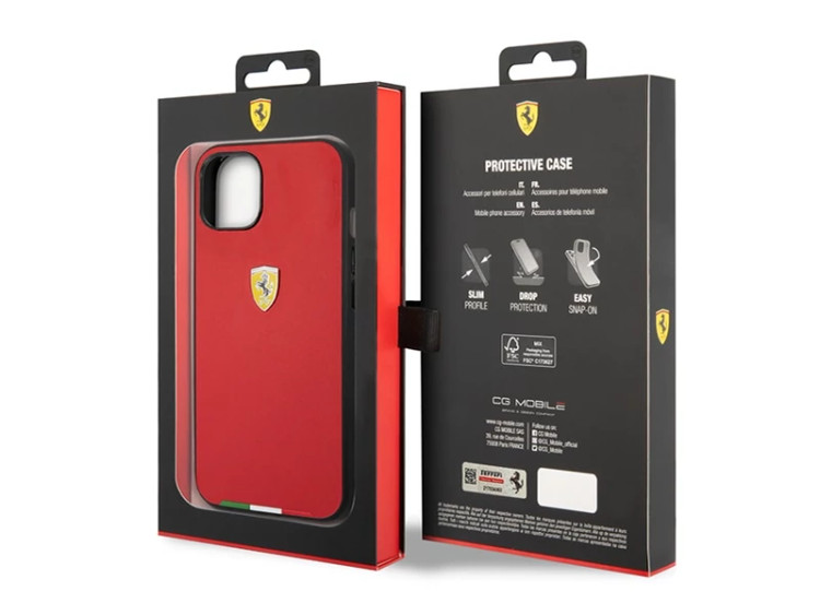 قاب چرمی آیفون 14 پلاس طرح فراری CG Mobile iphone 14 Plus Ferrari Leather Caseمدل 1