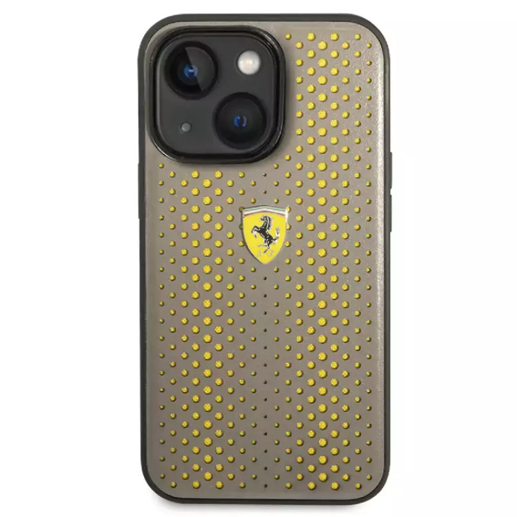قاب چرمی آیفون 14 طرح فراری سی جی موبایل Ferrari