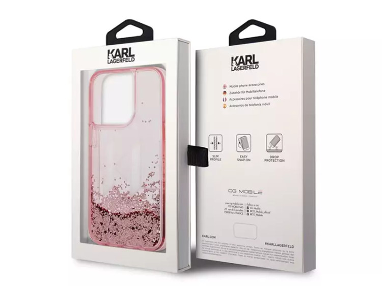 قاب آکواریومی آیفون 14 پلاس طرح کارل CG Mobile iphone 14 Plus Karl Lagerfeld Aquarium Caseمدل 1