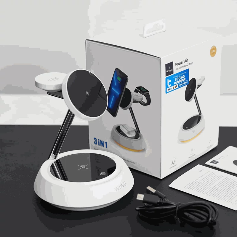 شارژر وایرلس مگنتی رومیزی 15 وات ویوو Wi-W002