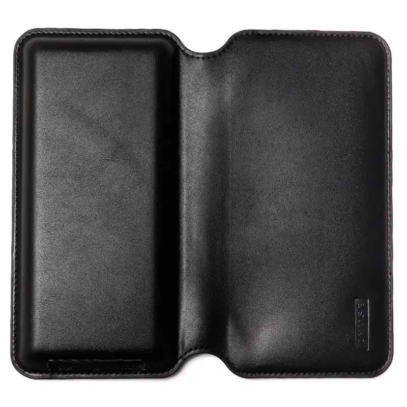 پاوربانک وایرلس 15 وات 10000 و کیف پول چرمی ژوس ZS-PB-037