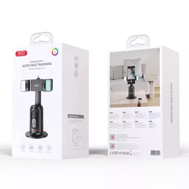 گیمبال و استابلایزر هوشمند ایکس او با قابلیت ردیابی چهره 360 درجه SS16
