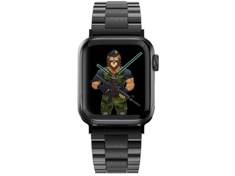 بند فلزی اپل واچ 42 و 44 میلیمتر گرین Green Apple Watch 42/44mm Metallic Grande Strap