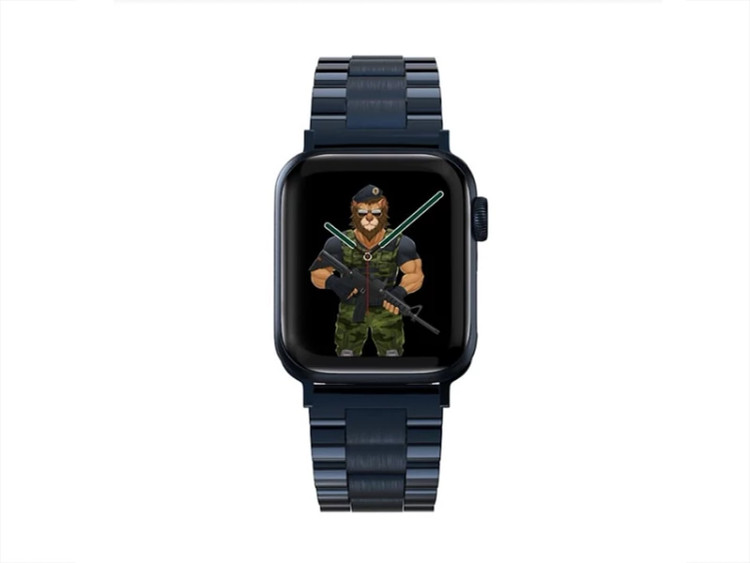 بند فلزی اپل واچ 42 و 44 میلیمتر گرین Green Apple Watch 42/44mm Metallic Grande Strap