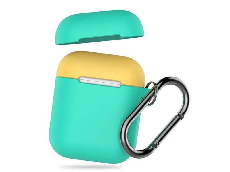 کاور سیلیکونی دو درب قلاب دار ایرپاد 1 و 2 آها استایل AHAStyle Ultra Airpods 2/1 Case