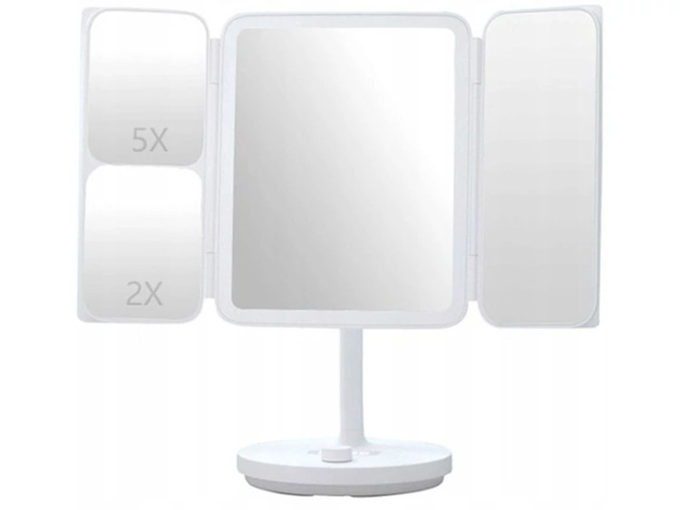 آینه آرایشی رومیزی ال ای دی دار تاشو شیائومی Xiaomi Jordan And Judy LED CountertopVanity Mirror Foldeable NV536