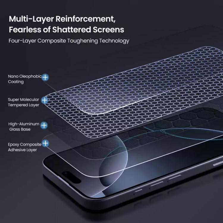 گلس آیفون 16 پرو نیلکین Amazing H+ Pro