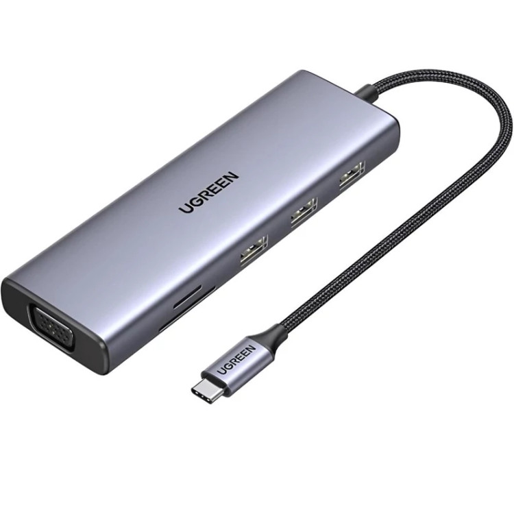 هاب تایپ سی 9 پورت یوگرین CM498 15600