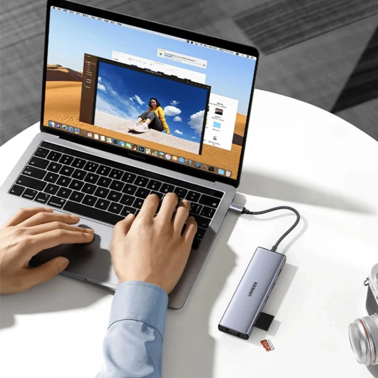 هاب تایپ سی 9 پورت یوگرین CM498 15600