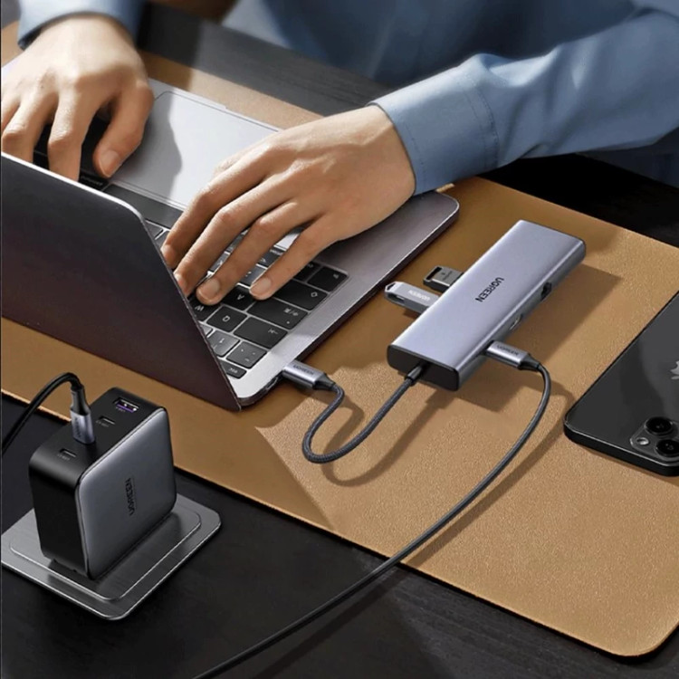 هاب تایپ سی 9 پورت یوگرین CM498 15600