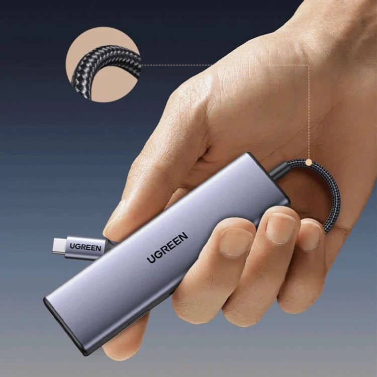 هاب تایپ سی 9 پورت یوگرین CM498 15600