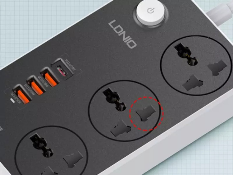 چند راهی برق الدنیو LDNIO Power Socket SC3412
