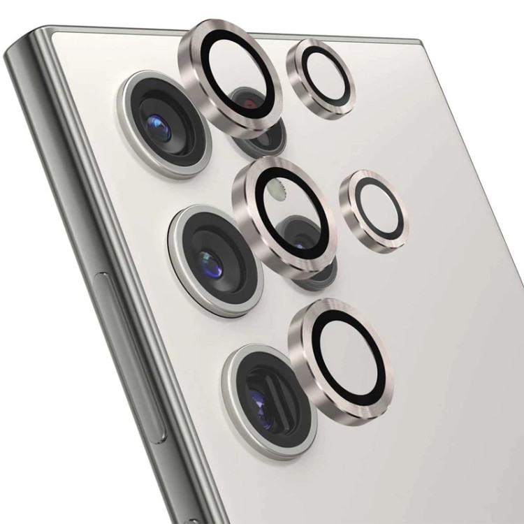 محافظ لنز دوربین گوشی سامسونگ Galaxy S24 Ultra گرین لاین GNCLNSARS24UBK