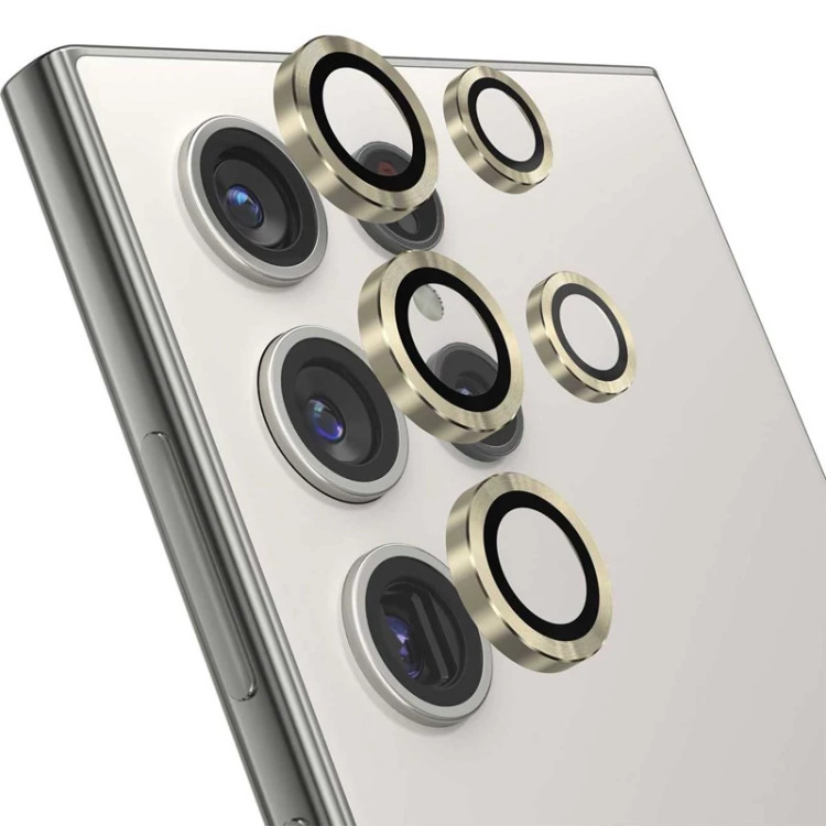 محافظ لنز دوربین گوشی سامسونگ Galaxy S24 Ultra گرین لاین GNCLNSARS24UBK