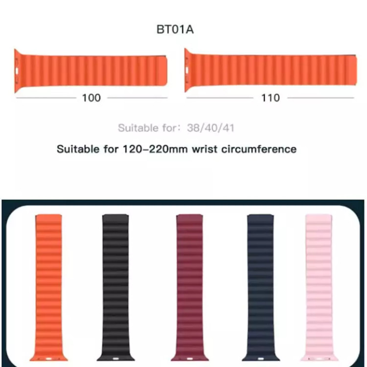 بند سیلیکونی اپل واچ 38/40/41 میلیمتری ایکس او BT01A