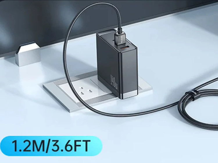کابل سوپر فست شارژ هوشمند یو اس بی به تایپ سی 100 وات 1.2 متر مک دودو MCDODO Auto Power Off Type-c Super Charge Data ...