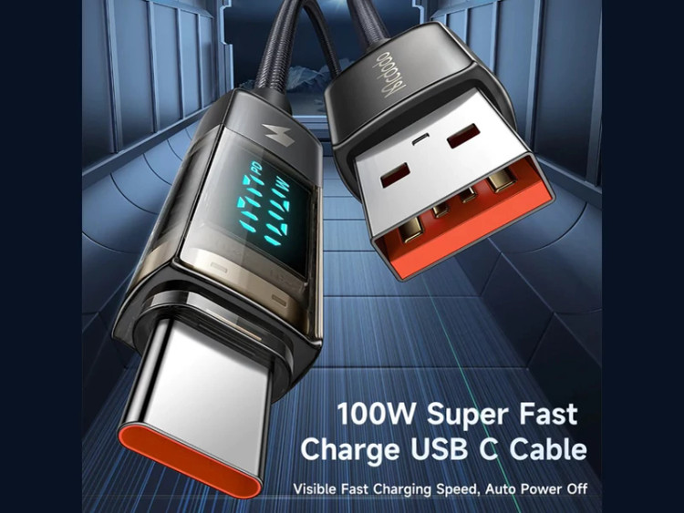 کابل سوپر فست شارژ هوشمند یو اس بی به تایپ سی 100 وات 1.2 متر مک دودو MCDODO Auto Power Off Type-c Super Charge Data ...