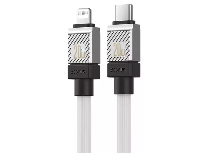 کابل شارژ سریع تایپ سی به لایتنینگ 20 وات یک متری بیسوس Baseus USB-C to Lightning Coolplay Series CAKW000002