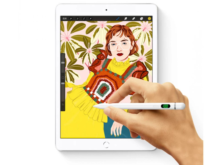 قلم لمسی آیپد 2018 به بالا ویوو WiWU Pencil C Pro USB C charging& Battery indicator