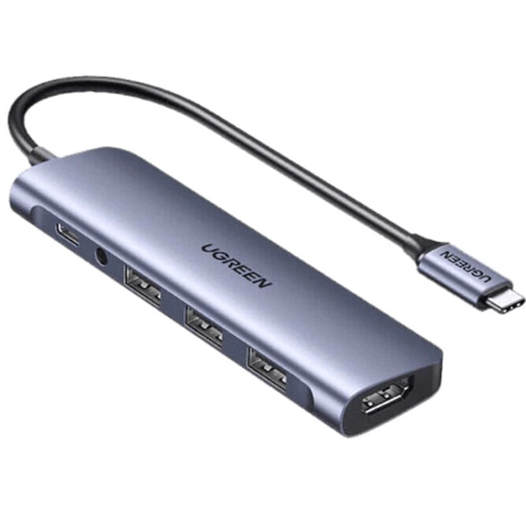هاب تایپ سی 6 پورت یوگرین CM136 80132