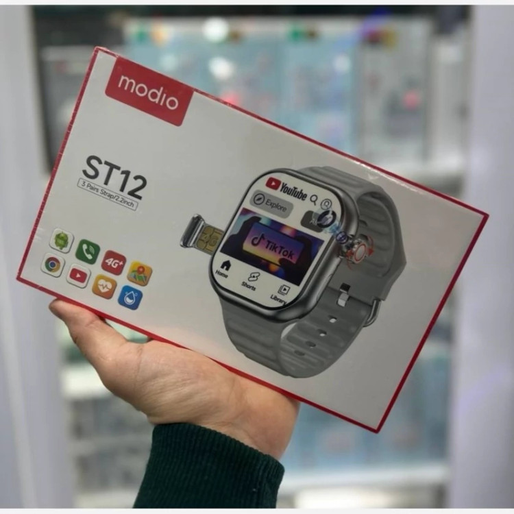 ساعت هوشمند سیم کارت خور حافظه 64 گیگ MODIO ST12 4G