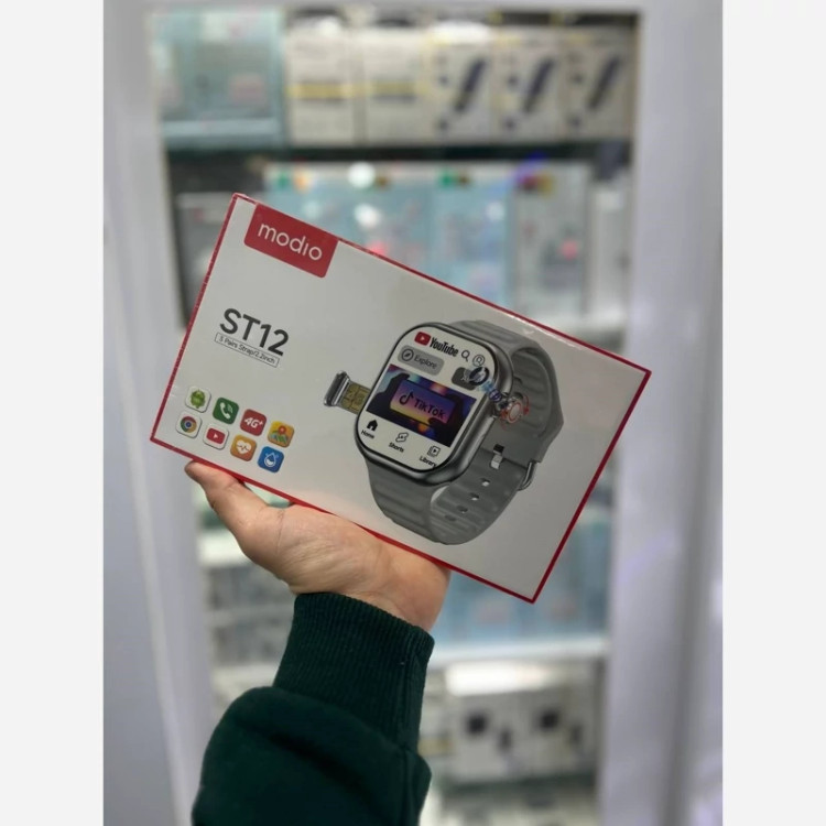 ساعت هوشمند سیم کارت خور حافظه 64 گیگ MODIO ST12 4G