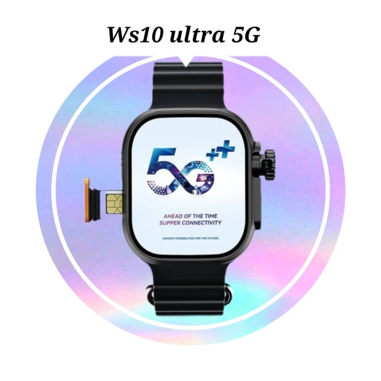 ساعت سیم کارت خور حافظه 128 گیگ ریجستر دائمی مدل WS10 ULTRA 5G