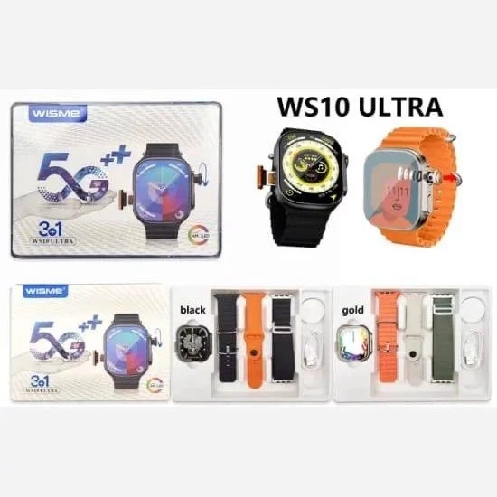 ساعت سیم کارت خور حافظه 128 گیگ ریجستر دائمی مدل WS10 ULTRA 5G