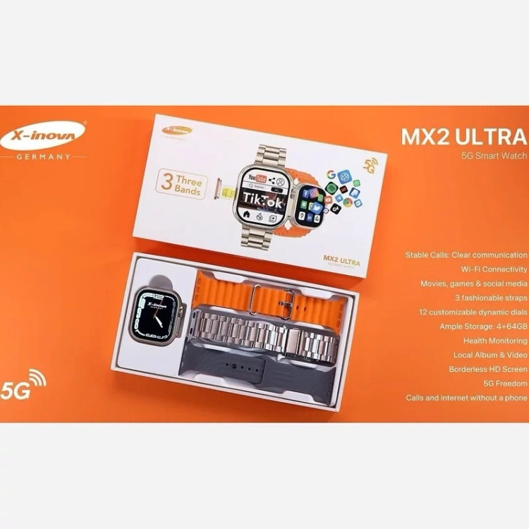 ساعت سیم کارت خور حافظه 64 گیگ MX2 ULTRA